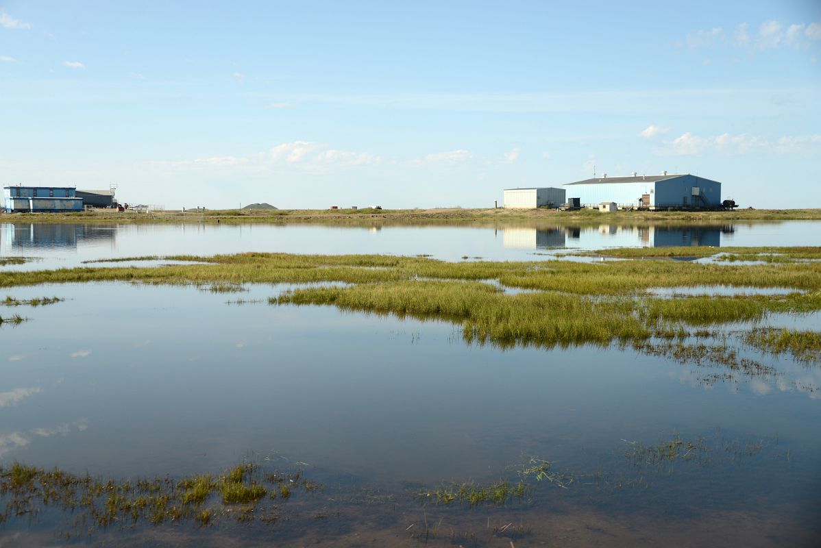 24B Pingo Off In The Distance Beyond A Small Lake Tuktoyaktuk Northwest Territories